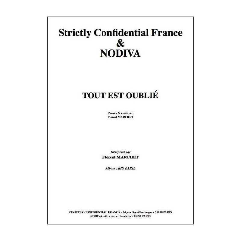 TOUT EST OUBLIÉ