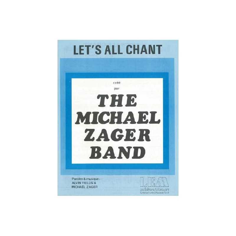 Partition LET'S ALL CHANT Michael Zager Band pdf