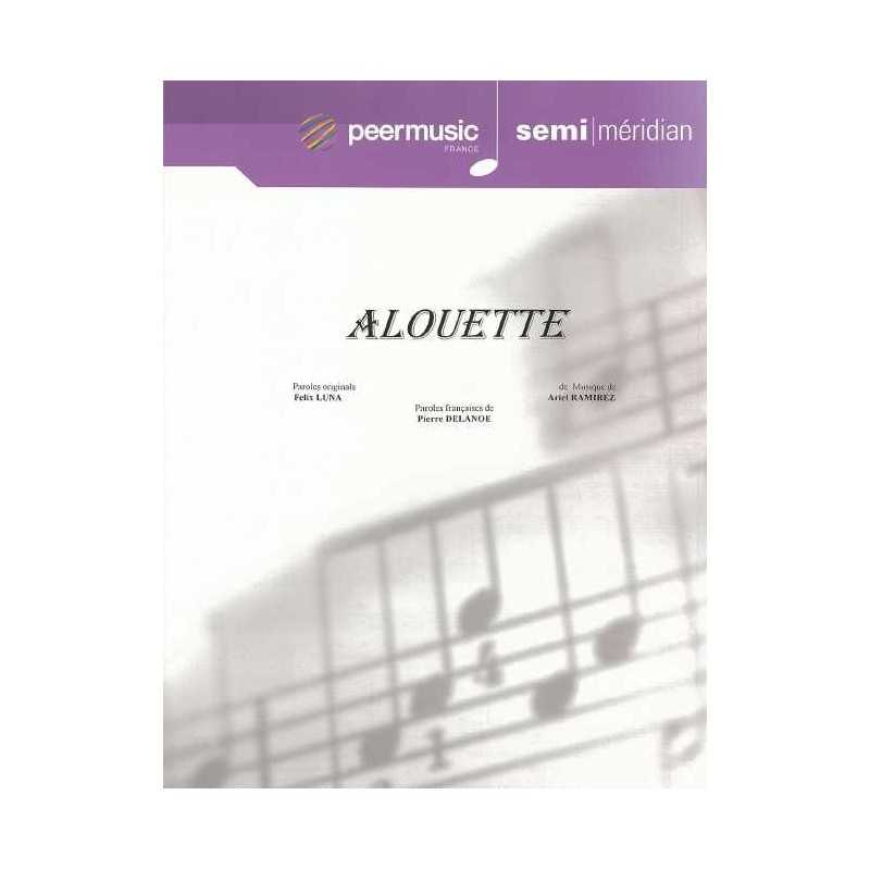 Partition ALOUETTE Gilles Dreu