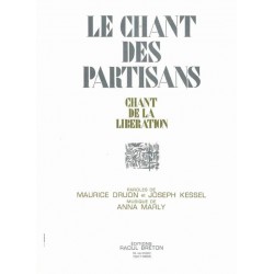 Sheet music LE CHANT DES PARTISANS Anna Marly