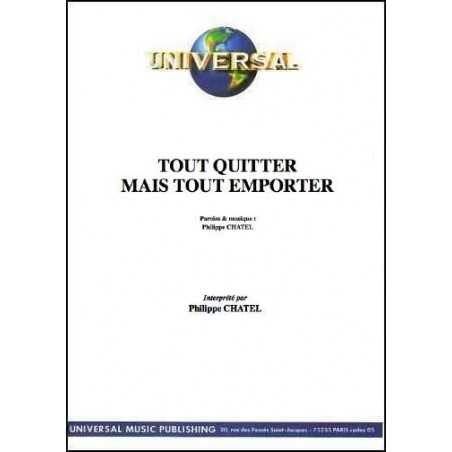 TOUT QUITTER MAIS TOUT EMPORTER