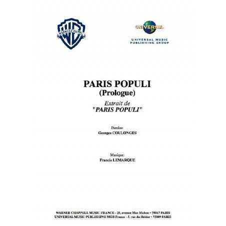 PARIS POPULI (PROLOGUE)