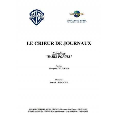 LE CRIEUR DE JOURNAUX