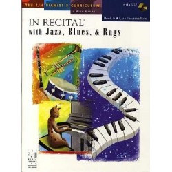 IN RECITAL WITH JAZZ BLUES RAGS BOOK 6 (+CD)