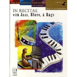 IN RECITAL WITH JAZZ BLUES RAGS BOOK 4 (+CD)