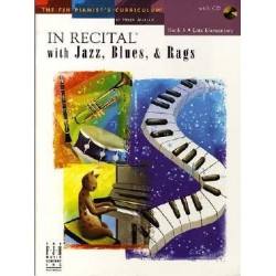IN RECITAL WITH JAZZ BLUES RAGS BOOK 3 (+CD)
