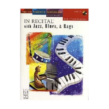 IN RECITAL WITH JAZZ BLUES RAGS BOOK 1 (+CD)