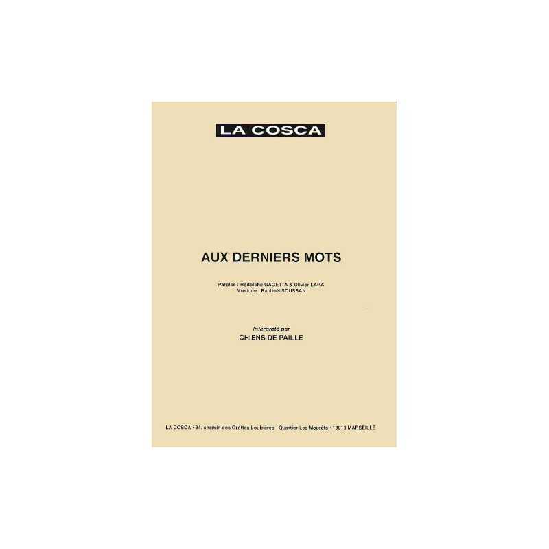 AUX DERNIERS MOTS