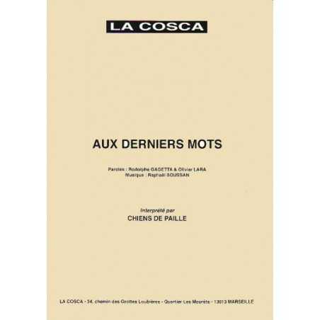 AUX DERNIERS MOTS