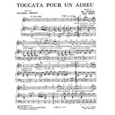 TOCCATA POUR UN ADIEU