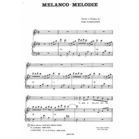MELANCO-MELODIE