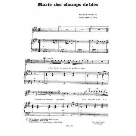 MARIE DES CHAMPS DE BLÉS