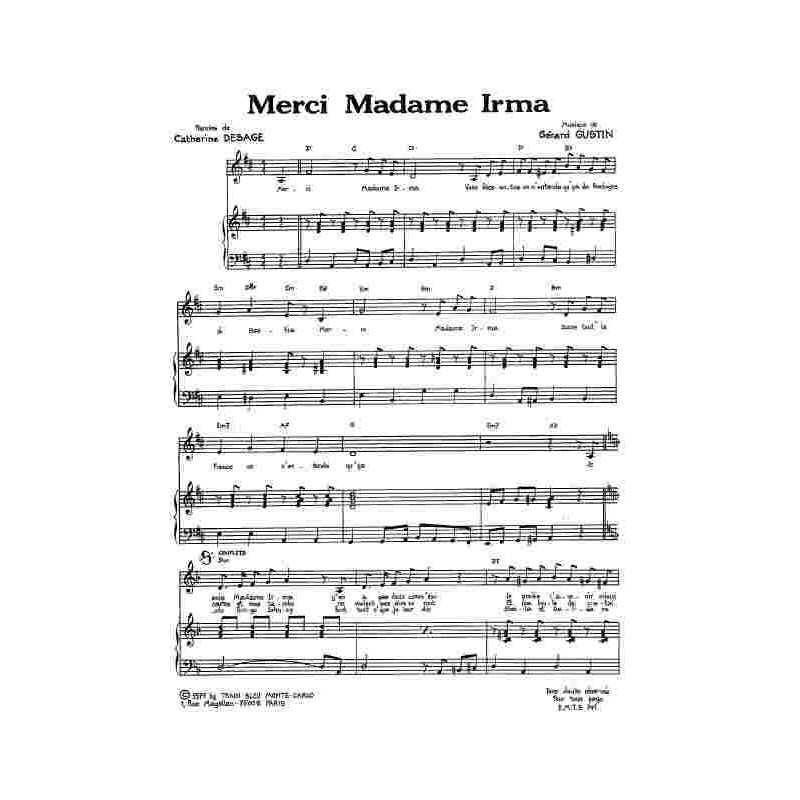 MERCI MADAME IRMA