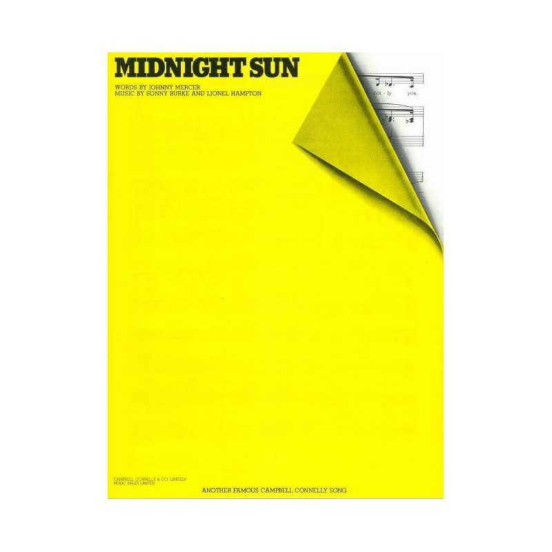 Sheet music MIDNIGHT SUN Ella FITZGERALD