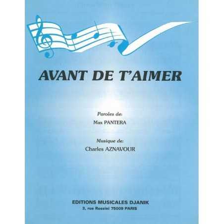 AVANT DE T'AIMER