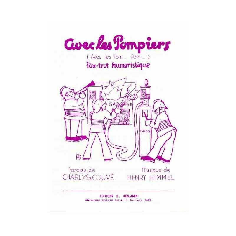 Sheet music AVEC LES POMPIERS Fred Adison