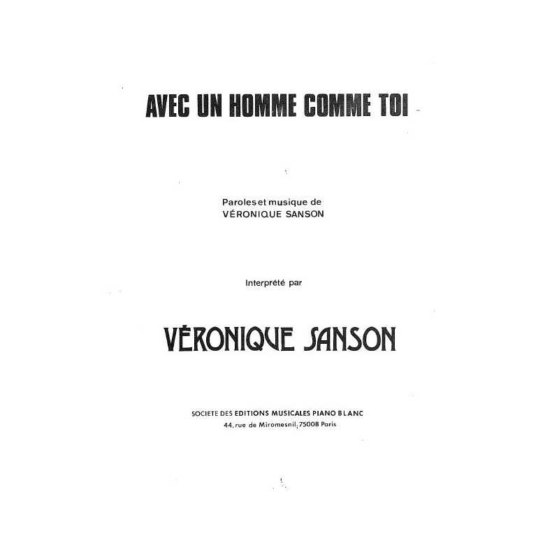AVEC UN HOMME COMME TOI