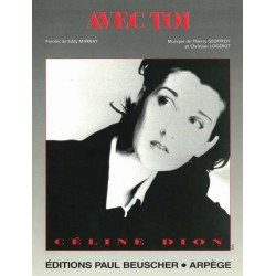 Partition AVEC TOI Céline Dion