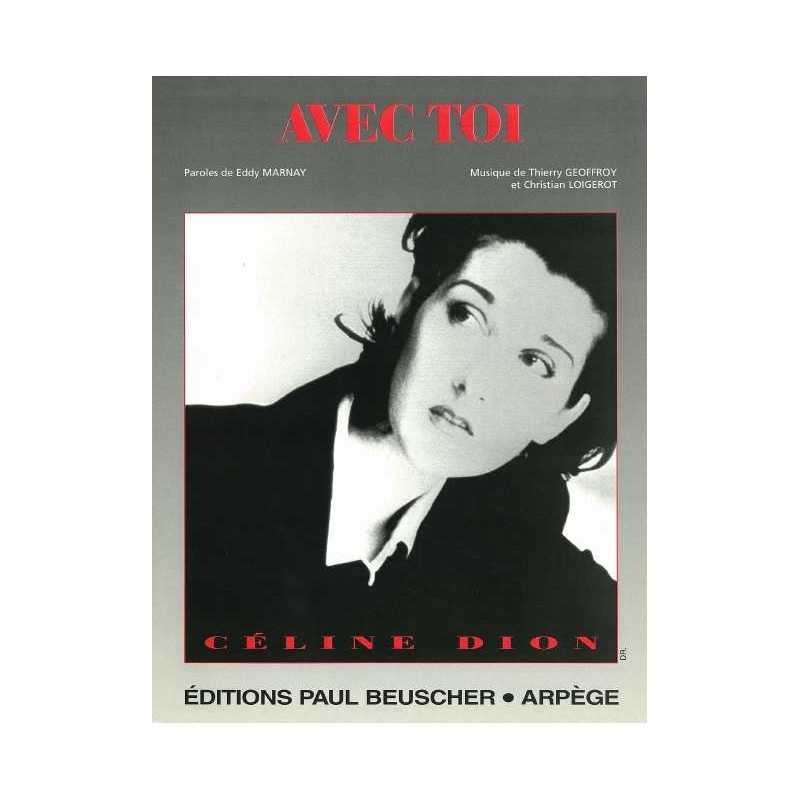 Partition AVEC TOI Céline Dion