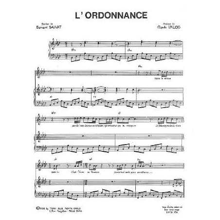 L'ORDONNANCE