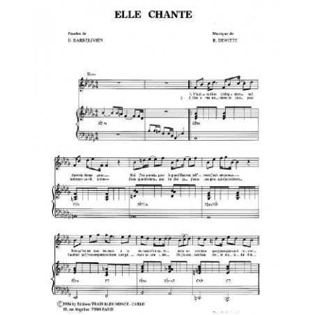 ELLE CHANTE