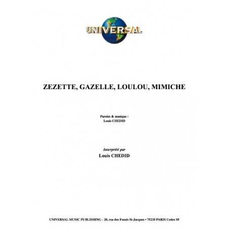 ZEZETTE, GAZELLE, LOULOU, MIMICHE