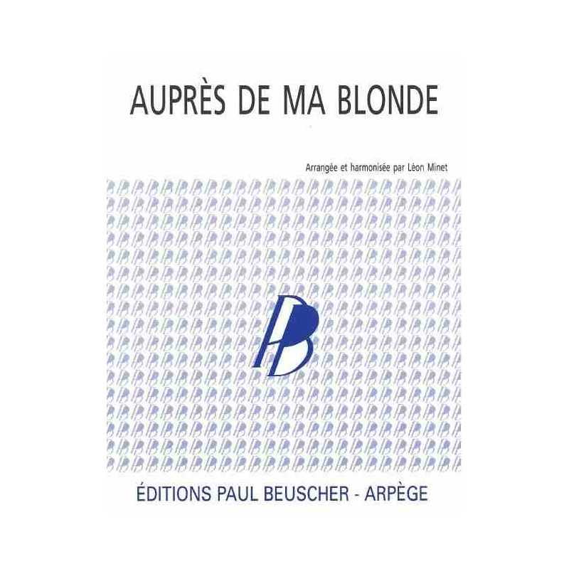 Partition AUPRÈS DE MA BLONDE Tino Rossi pdf