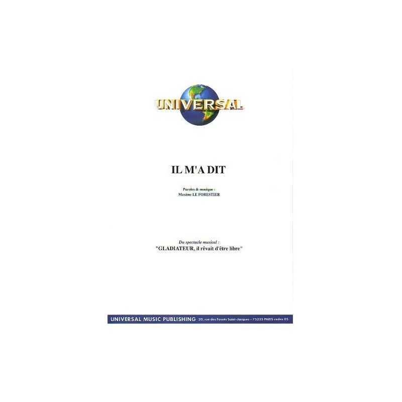 IL M'A DIT
