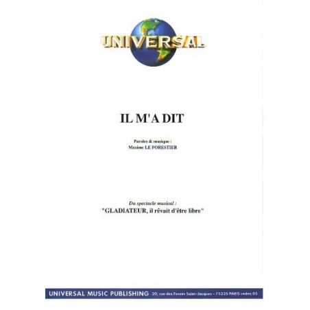 IL M'A DIT