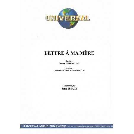 LETTRE À MA MÈRE