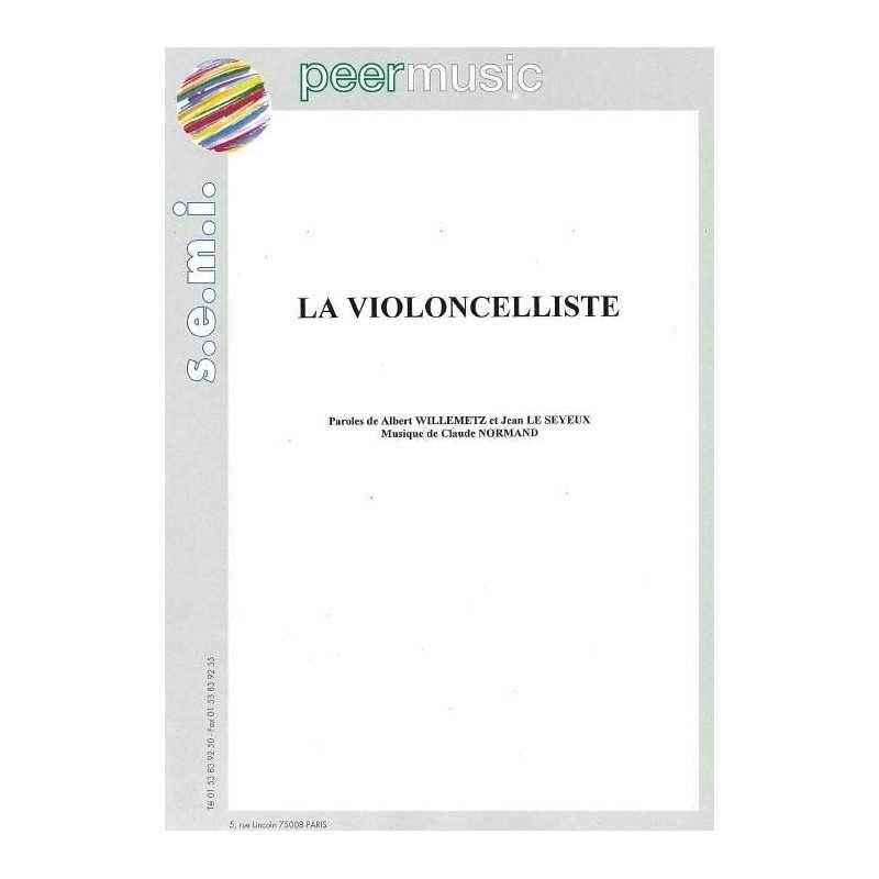 Sheet music LA VIOLONCELLISTE Les Frères Jacques