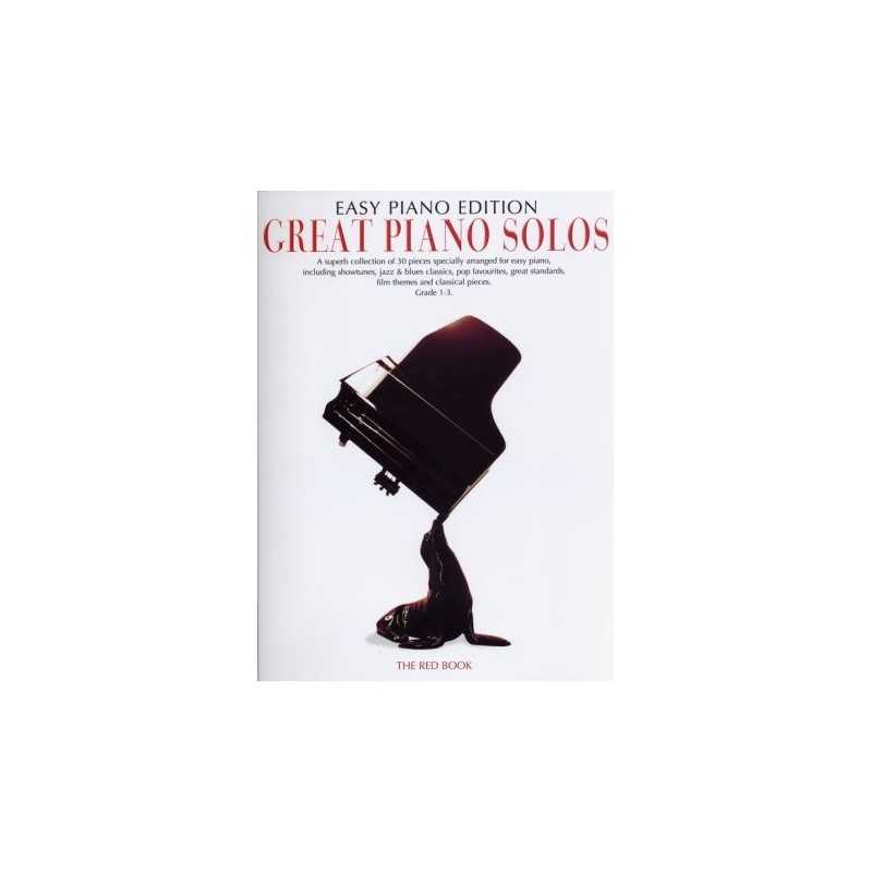 GREAT PIANO SOLOS THE RED BOOK EASY PIANO