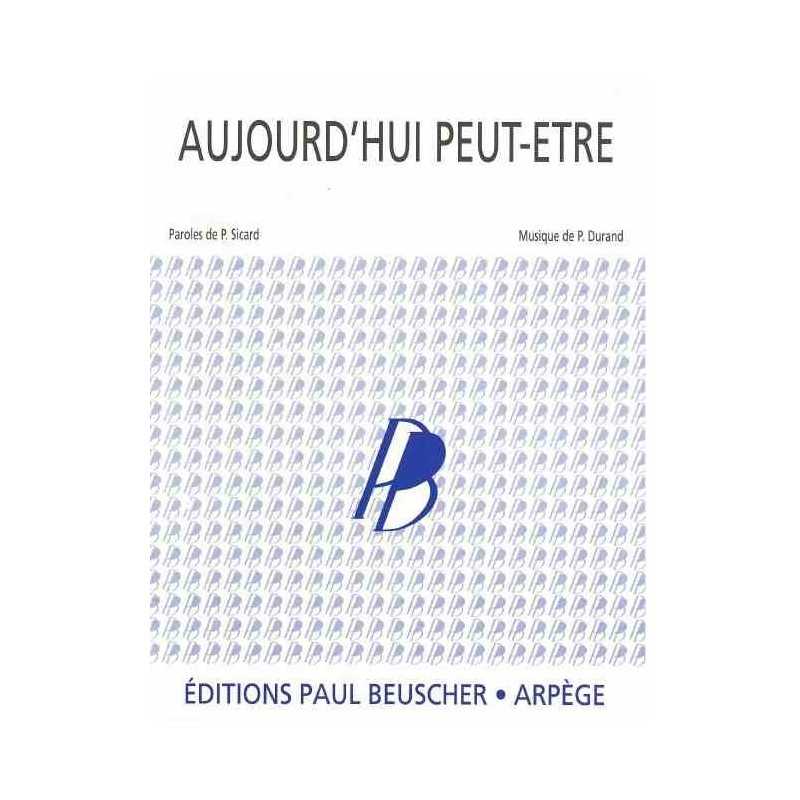 Sheet music AUJOURD'HUI PEUT-ÊTRE Fernandel pdf