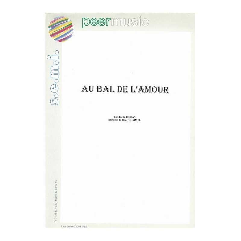 Sheet music AU BAL DE L'AMOUR Tino Rossi