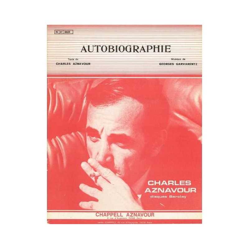 Partition AUTOBIOGRAPHIE Charles Aznavour pdf