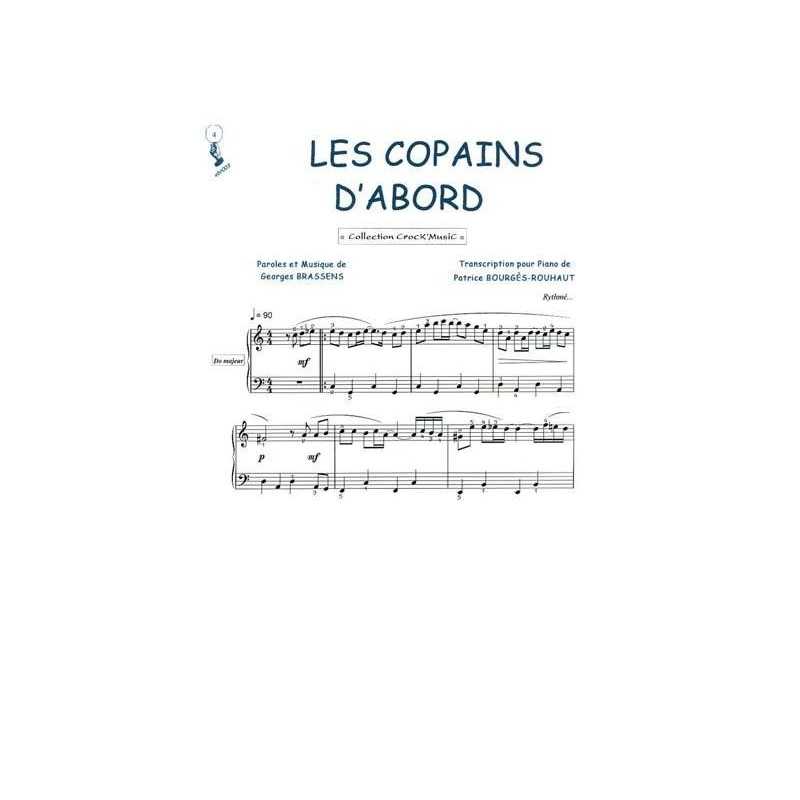 Partition LES COPAINS D'ABORD Georges Brassens
