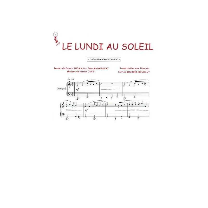 Sheet music LE LUNDI AU SOLEIL Claude François