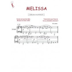 Sheet music MÉLISSA Julien Clerc