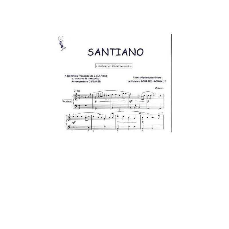 Sheet music SANTIANO Hugues Aufray