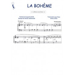Partition LA BOHÈME Charles Aznavour
