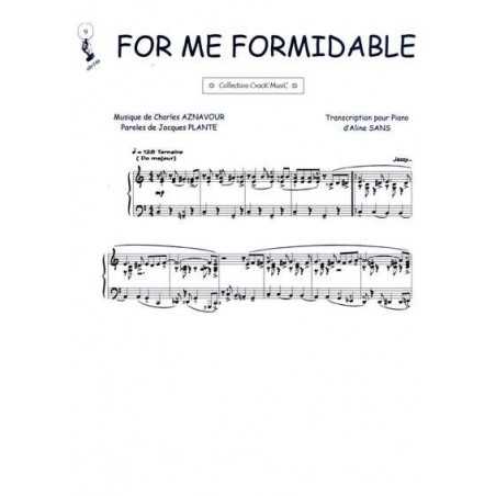 FOR ME FORMIDABLE