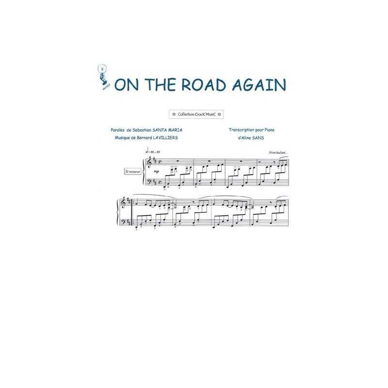 Sheet music ON THE ROAD AGAIN Bernard Lavilliers