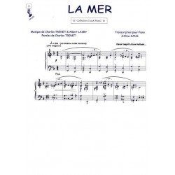 Sheet music LA MER Charles Trenet
