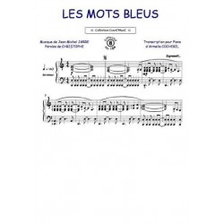 Sheet music LES MOTS BLEUS Christophe