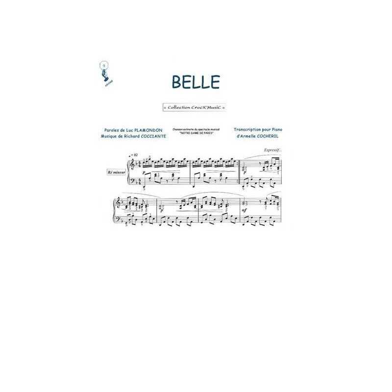 Partition BELLE Notre Dame de Paris