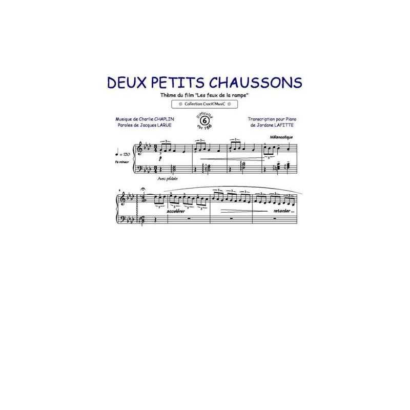 Partition DEUX PETITS CHAUSSONS