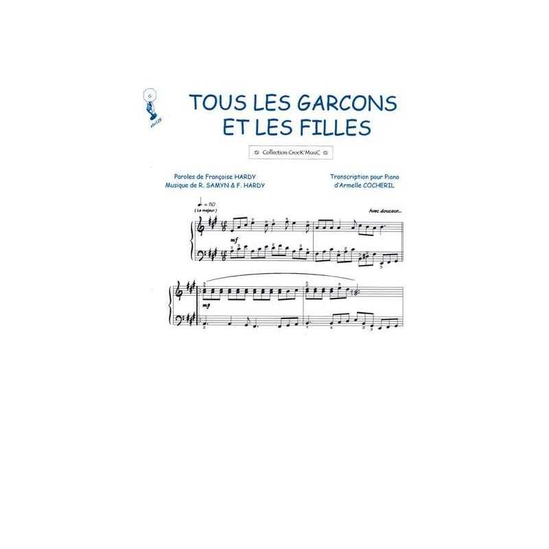Sheet music TOUS LES GARÇONS ET LES FILLES DE MON ÂGE Françoise Hardy
