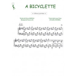 Partition À BICYCLETTE Yves Montand