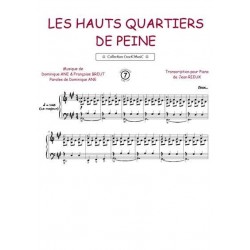 Partition LES HAUTS QUARTIERS DE PEINE Dominique A