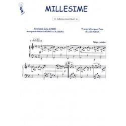Sheet music MILLÉSIME Pascal Obispo
